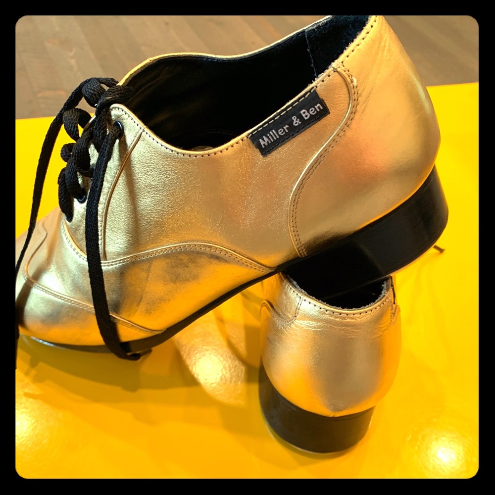 Men’s Custom Gold Tap Shoes
